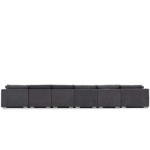 Valyou Furniture Contemporary Feathers U Shape Sectional Sofa with